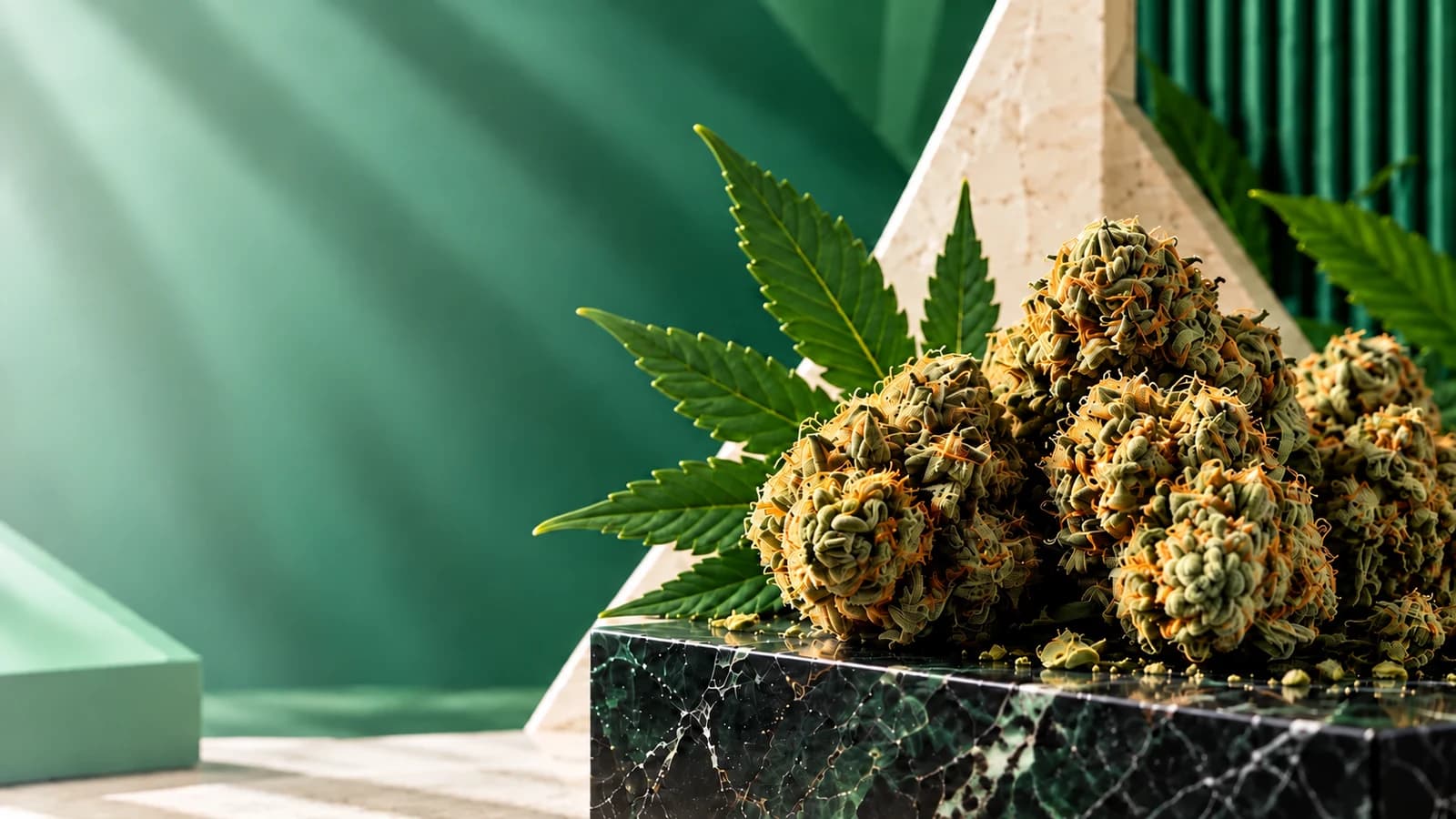 THCa flower collection at Nature's Organic Dispensary