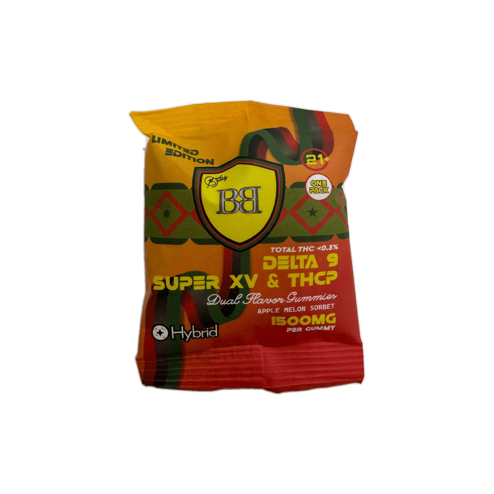 Bud Buddy Apple Melon Sorbet Hybrid THCP Gummies