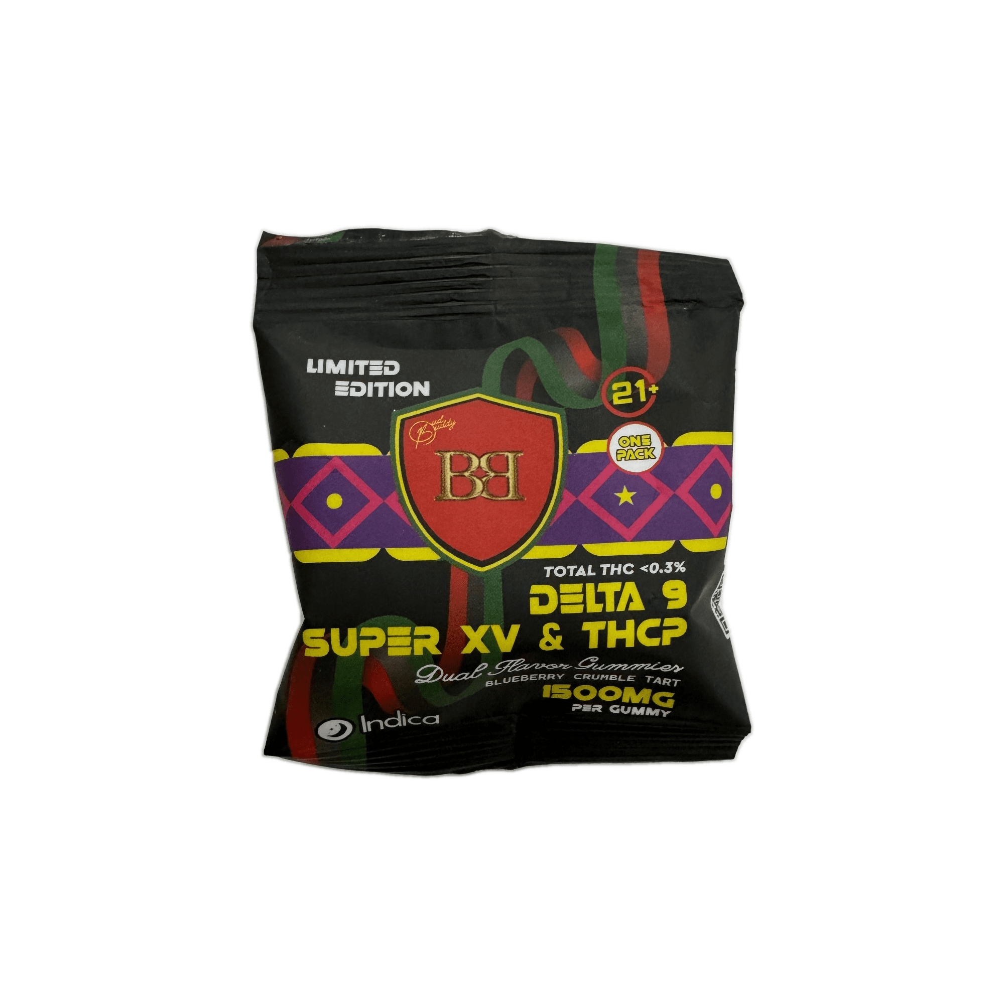 Bud Buddy THCP Gummies Blueberry Crumble Tart