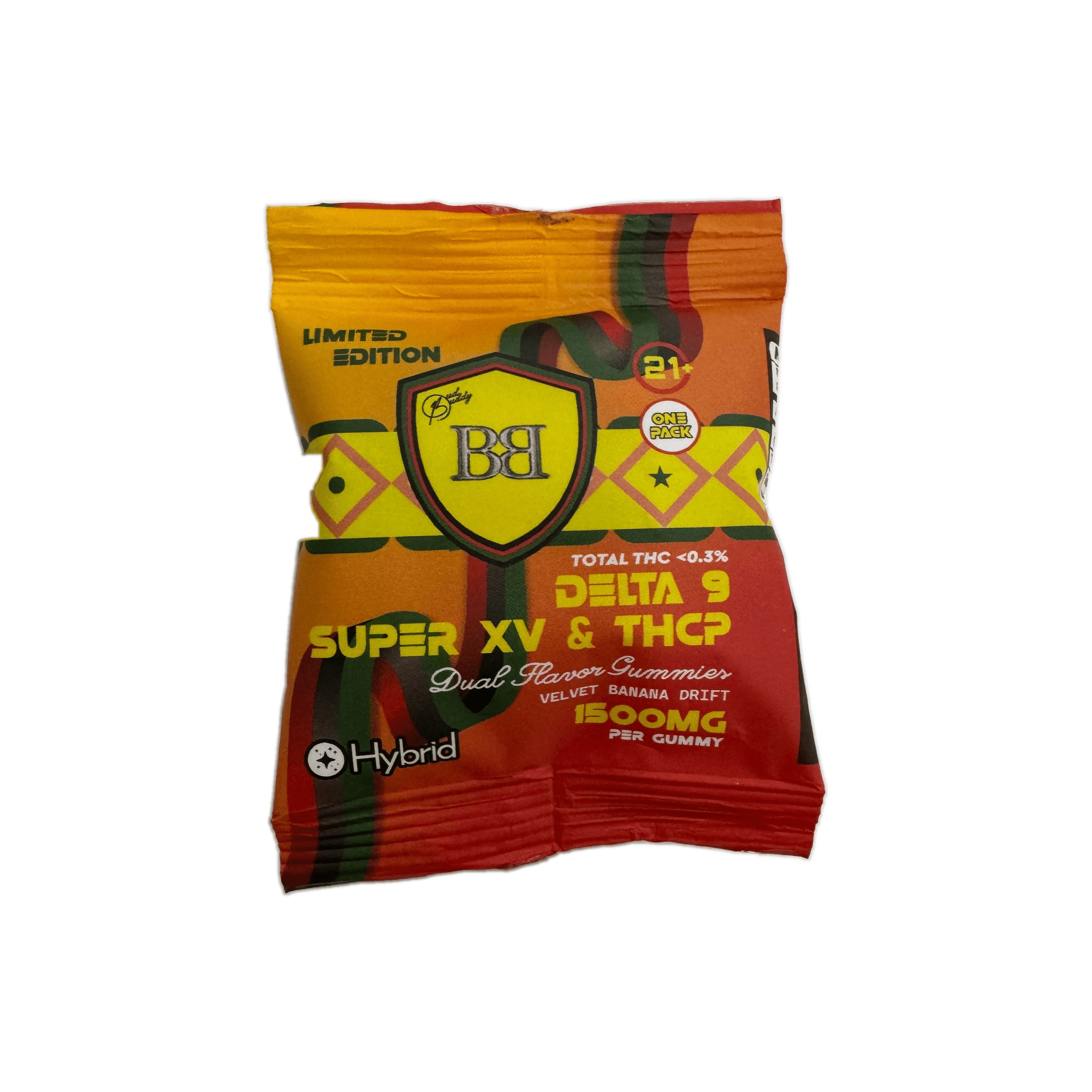 Bud Buddy THCP Gummies Velvet Banana Drift