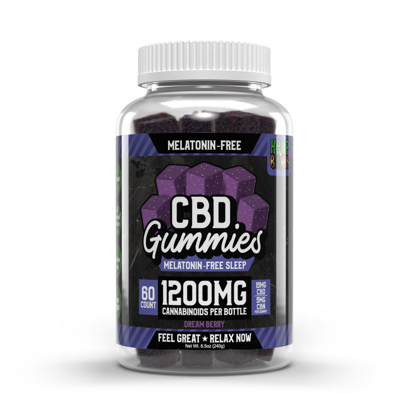 Hemp Bombs Melatonin Gummies 60ct