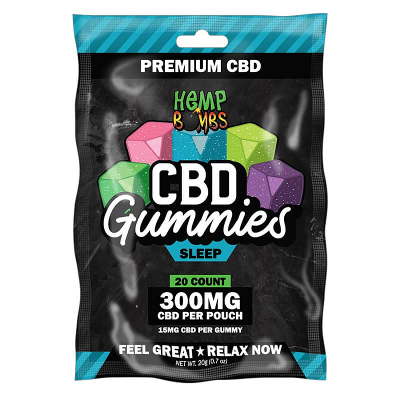 Hemp Bombs Melatonin Gummies 20ct