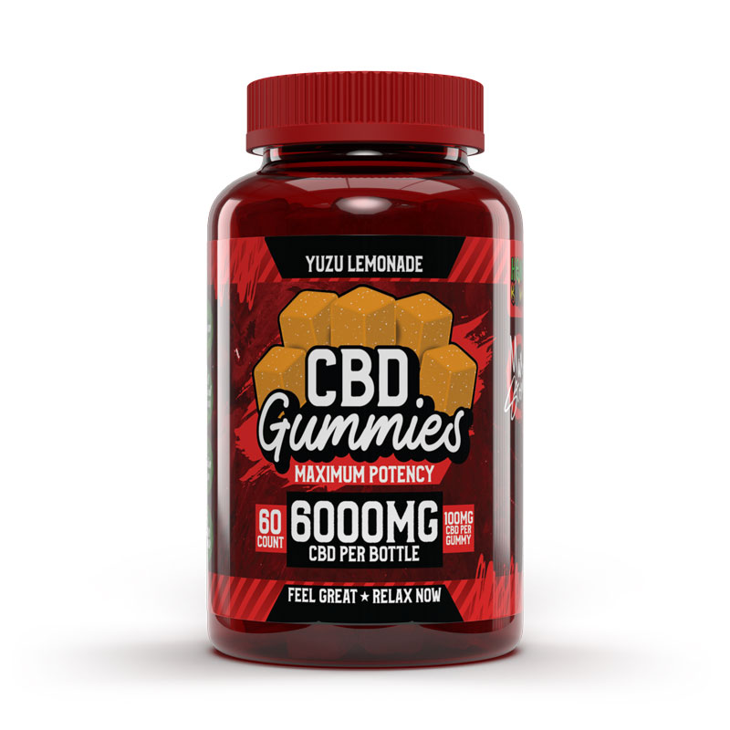 Hemp Bombs CBD Gummies - Yuzu Lemonade 6000mg