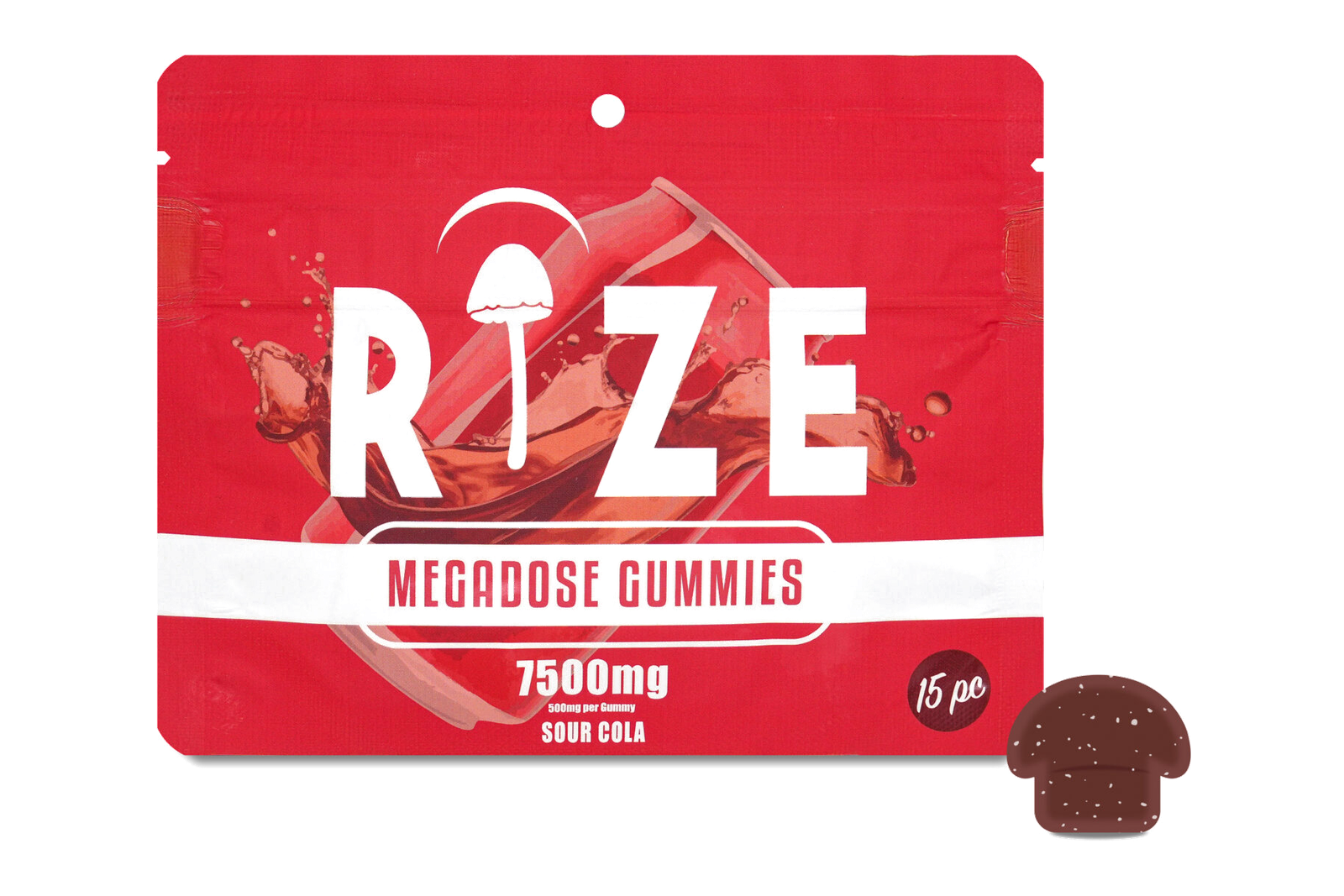 Rize Sour Cola Megadose Gummies
