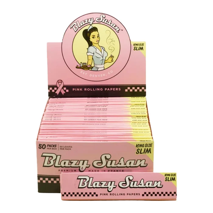 Blazy Susan Pink Papers King Slim 50CT