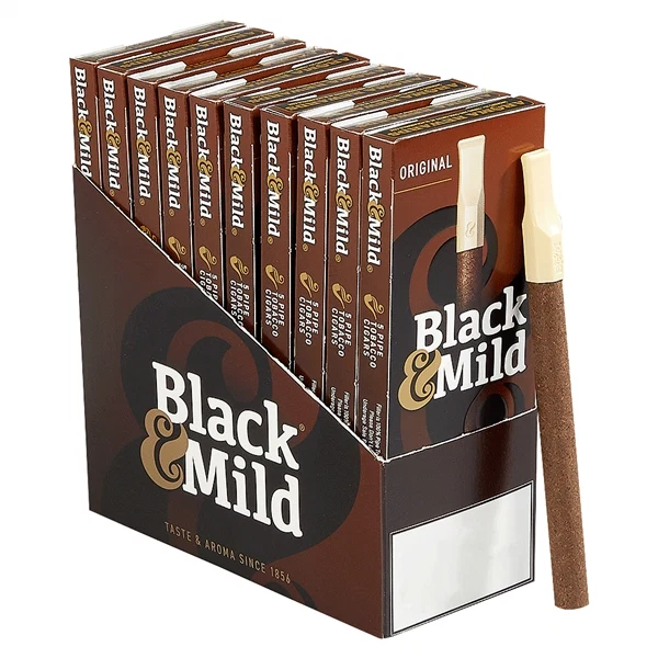 Black & Mild Plastic Tip cigarillos 50 count