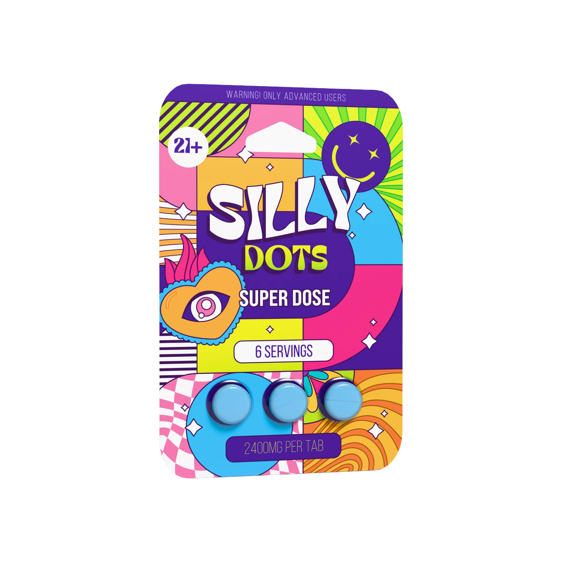 Silly Dots Mushroom Tablets Hero Dose
