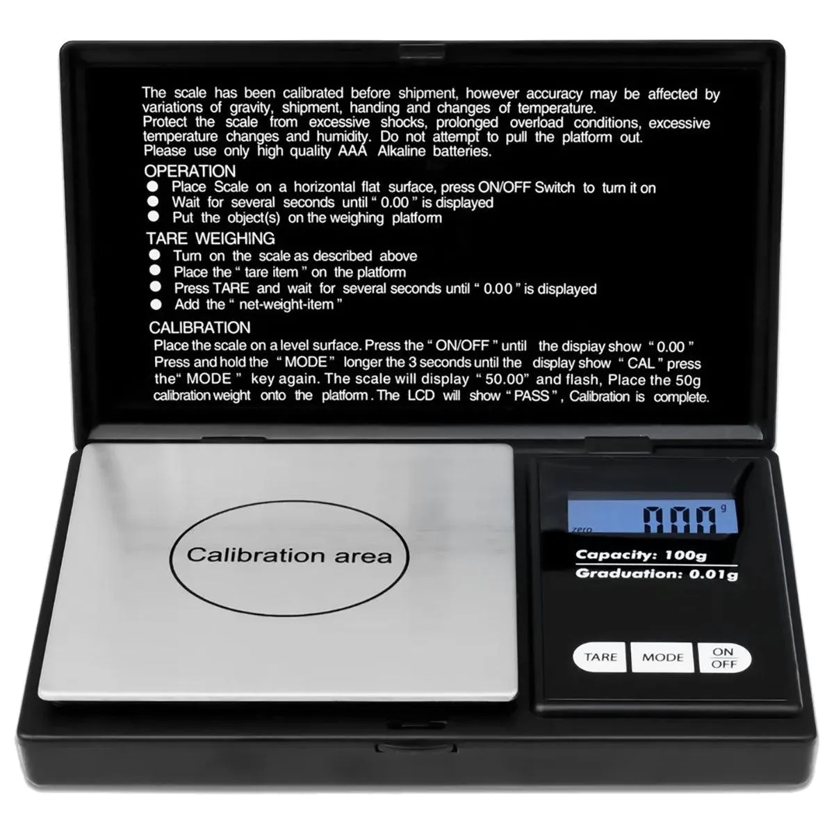 WeighMax Scales Gtf-1000g X 0.1g
