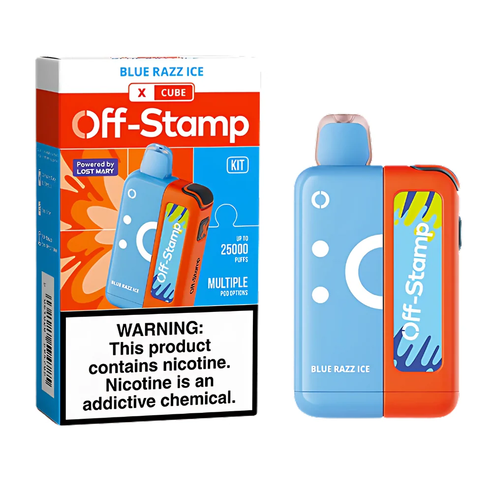 Off-Stamp X-Cube Blue Razz Ice