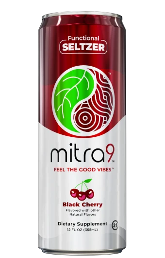 Mitra 9 Kratom Extract Seltzer Black Cherry