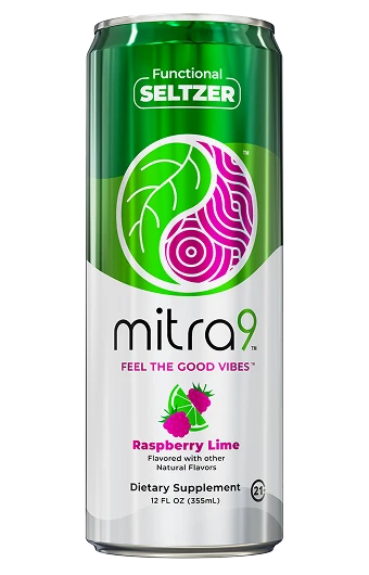 Mitra 9 Kratom Extract Seltzer Raspberry Lime