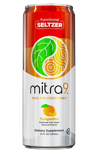 Mitra 9 Kratom Extract Seltzer Tangerine