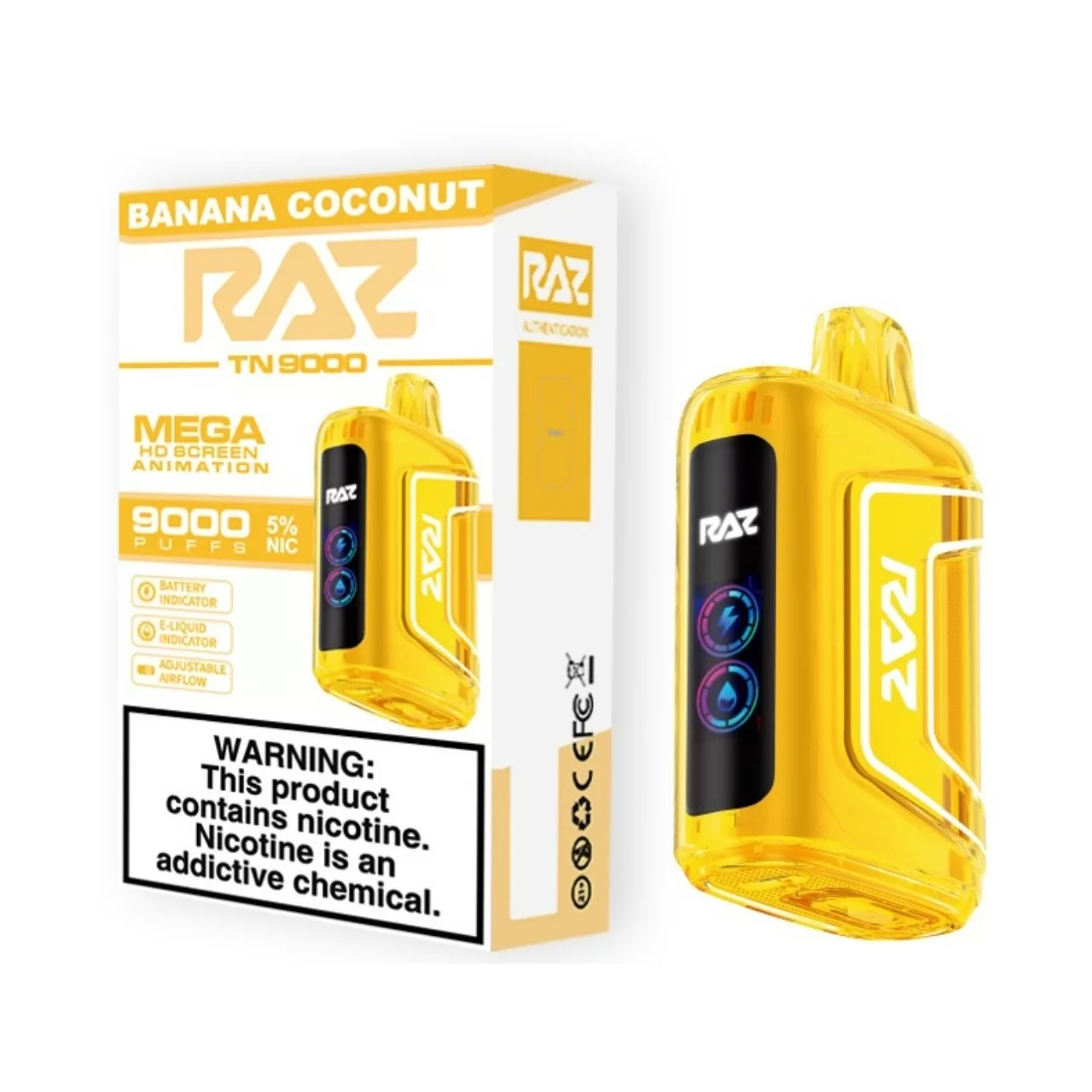RAZ TN9000 Banana Coconut