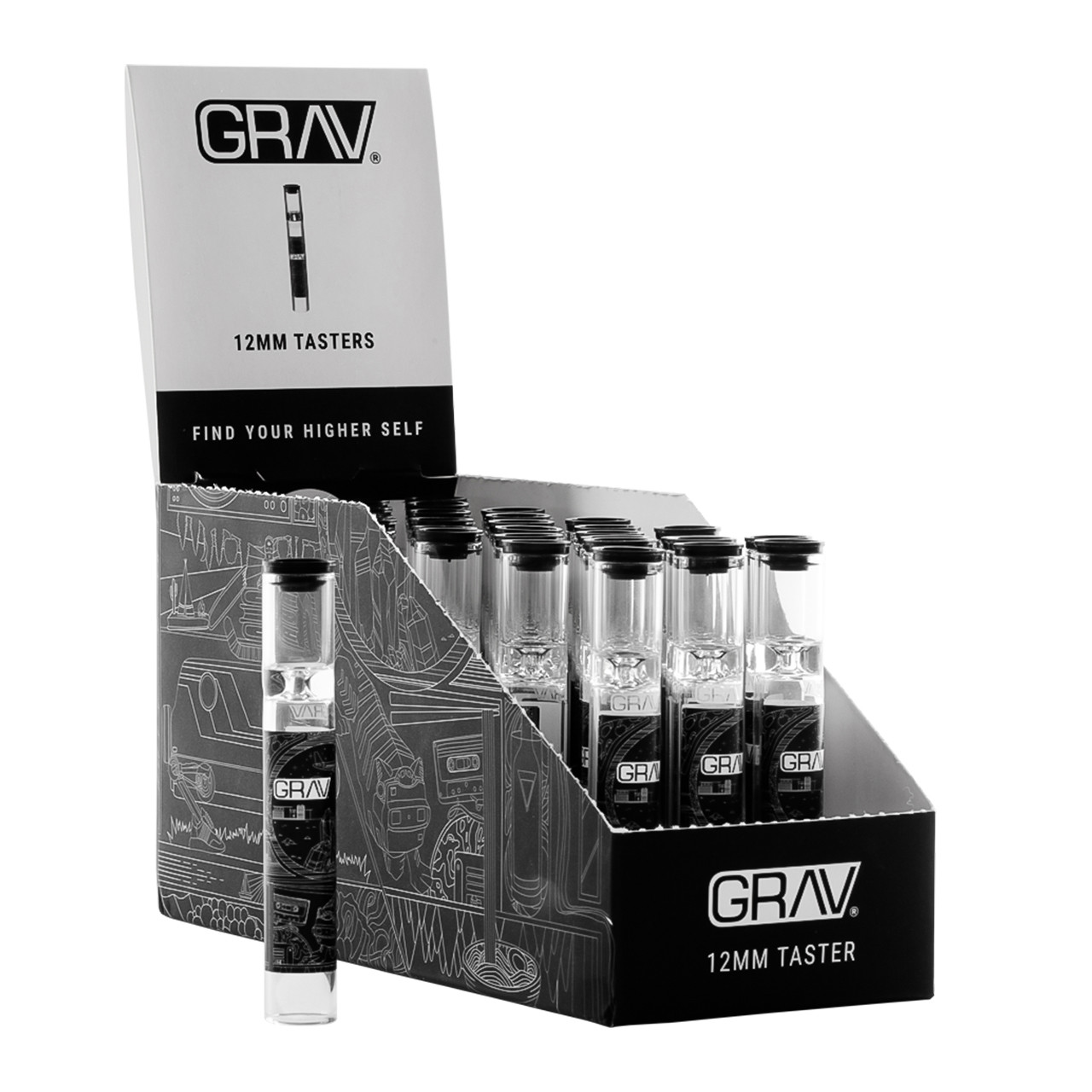 GRAV Glass Tasters Display 30CT