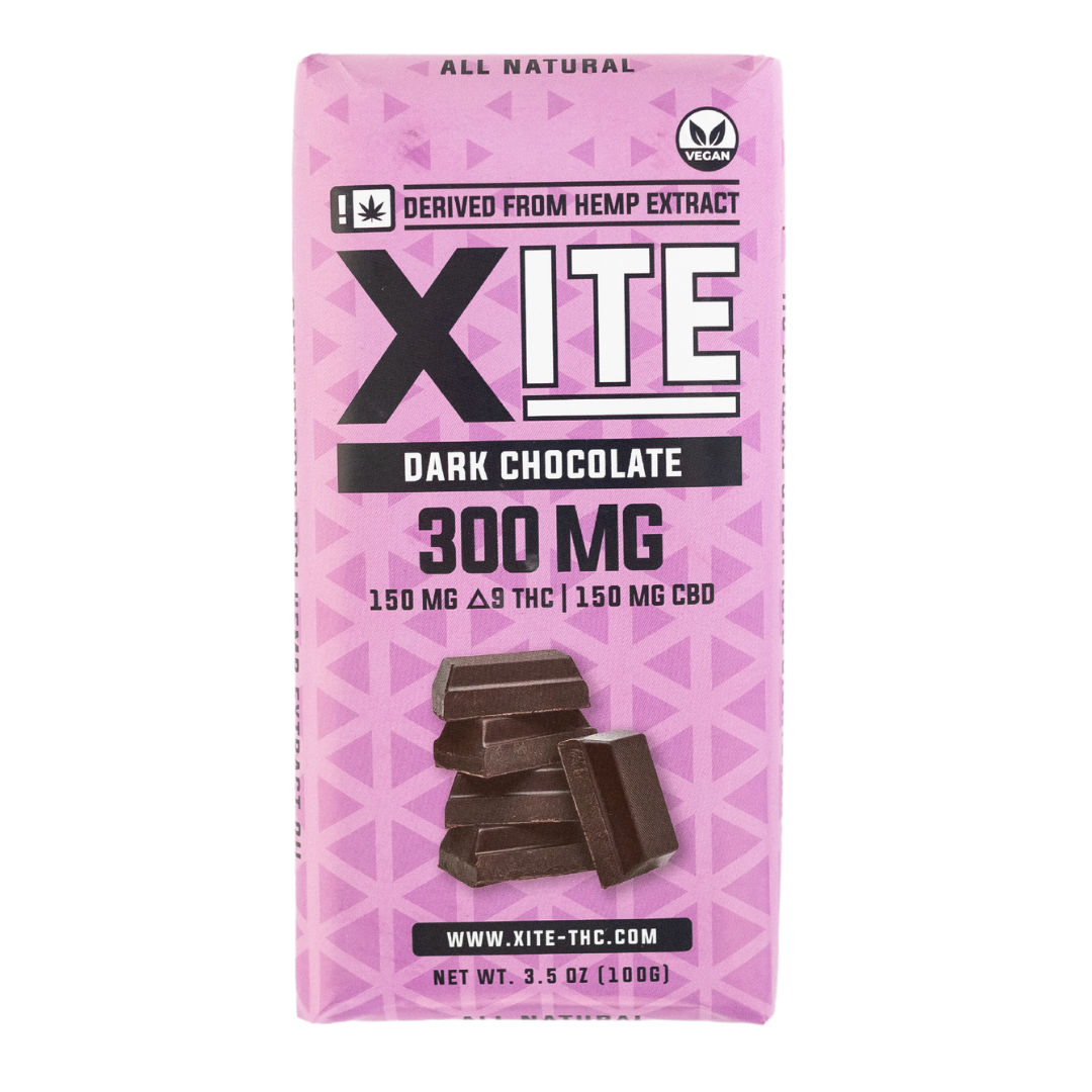 XITE Dark Chocolate 300MG Bar
