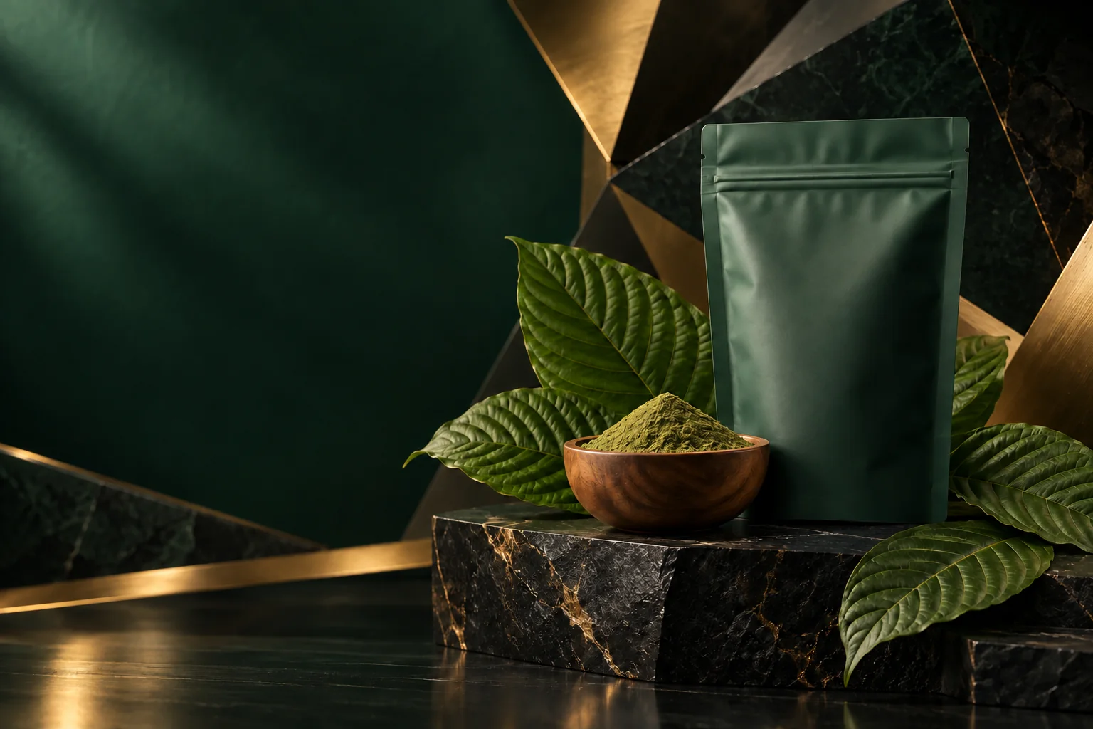 Kratom collection at Nature's Organic Dispensary